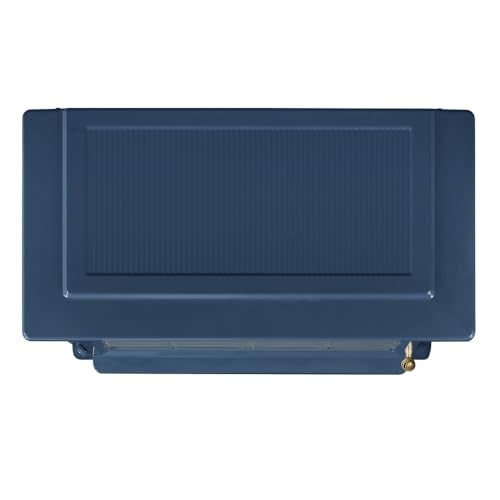 duraflame Freestanding Electric Fireplace Stove Heater with 3D Flame Effect for 1,000 Sq. Ft. Room, Navy