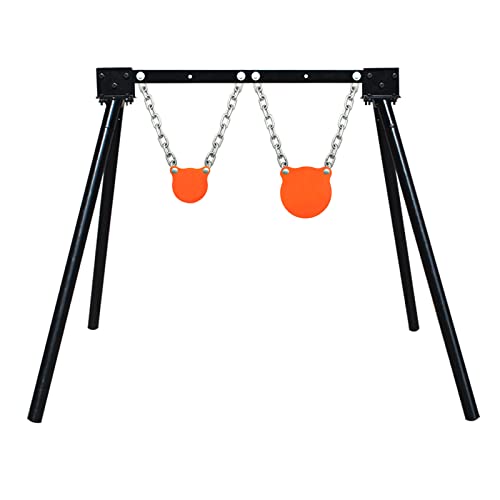 Highwild Steel Target Stand AR500 Shooting Target System (1 Stand, 2 Mounting Kits & 4"+ 6" Gongs)