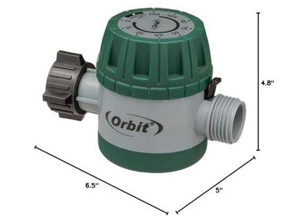 2 Pack - Orbit Mechanical Garden Water Timer for Hose Faucet Watering - 62034