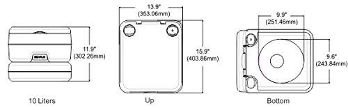 SEAFLO Portable Toilet for Marine, RV, Camping and Boat (2.6 Gallon)