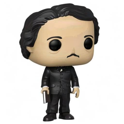 Funko Pop! Icons Edgar Allan Poe with Book 2019 NYCC Shared Sticker Exclusive