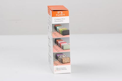 FurArt Zipper Wallet Women, RFID Blocking Credit Card Wallet, Business Card Holder, Compact Size KeyChain Wallet