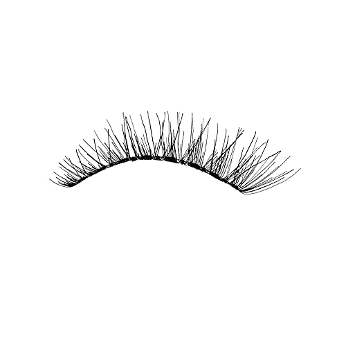 KISS So Wispy, False Eyelashes, 'Style #11', 12 mm, Includes 5 Pairs Of Lashes, Contact Lens Friendly, Easy to Apply, Reusable Strip Lashes, Glue On, Mulitpack