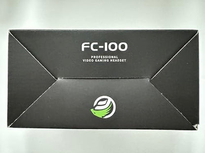 Fachixy FC100 Gaming Headset with Microphone for PS4, PS5, Switch, Xbox, PC, Mac, Gamer Headset with RGB Light, Computer Headphones with Mic