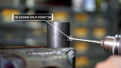 Drill America - DWDCO1-1/8 1-1/8" Reduced Shank Cobalt Drill Bit with 1/2" Shank, DWDCO Series