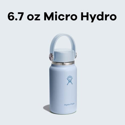Hydro Flask Micro Bottle - Insulated Mini Leak Proof Flask for Purse or Pocket in 6.7 Oz Trillium Pink