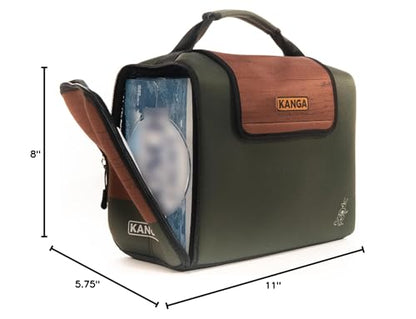 Kanga Insulated Cooler Bag - Soft Cooler Bag - 24 Pack Beer and Seltzer Drink Cooler - Insulated and Durability Tested - Kanga Kase Mate Cooler - Woody