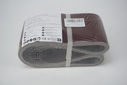 4x36 4 x 36 inch Sanding Belt Pack 4-Inch x 36-Inch,12 Pcs(4 Each of 80 120 150 Grits) Aluminum Oxide for Sander