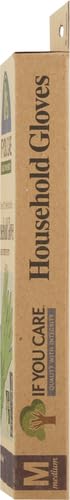 IF YOU CARE Medium Cotton Flock Lined Household Gloves, 1 Count