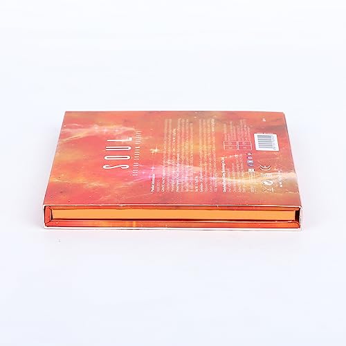 docolor Eyeshadow Palette 9Colors Orange Eyeshadow Gemstone Shadow Palettes Highly Pigmented Mattes Shimmers Smokey Glitter Cream Colorful Powder Blendable Long Lasting Waterproof Makeup Palette