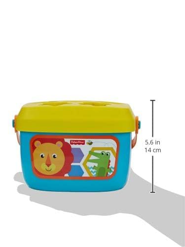 Fisher-Price Stacking Toy Baby’s First Blocks Set of 10 Shapes for Sorting Play for Infants Ages 6+ Months