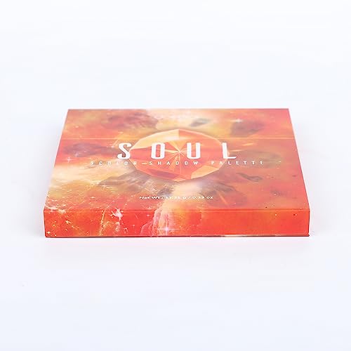 docolor Eyeshadow Palette 9Colors Orange Eyeshadow Gemstone Shadow Palettes Highly Pigmented Mattes Shimmers Smokey Glitter Cream Colorful Powder Blendable Long Lasting Waterproof Makeup Palette