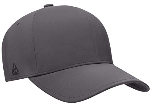Flexfit Mens Delta Seamless Baseball Cap, Dark Grey, Large-X-Large US