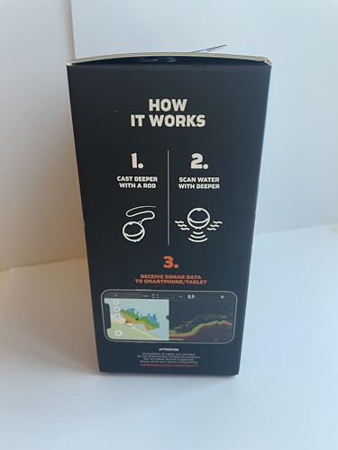 Deeper PRO+ 2 Sonar - Portable Fish Finder and Depth Finder for Kayaks, Boats and Ice Fishing with GPS Enabled | Castable Deeper Sonar with Free User Friendly App