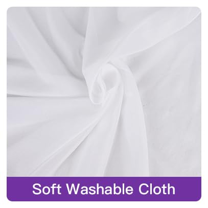 4 Pack Halloween Hanging Ghosts, 27.5" Cute Flying Ghost Decorations for Front Yard Patio Lawn Garden Party Décor and Holiday Decorations