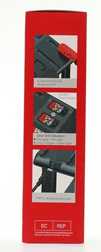 Kytok Switch Games Organizer Station with Controller Charger, Charging Dock for Nintendo Switch & OLED Joycons, Storage and Organizer for Games, TV Dock, Pro Controller, Accessories Kit