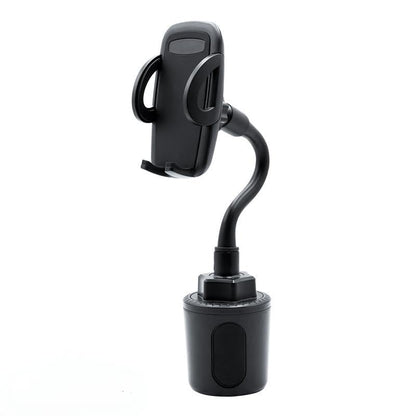 Cup Car Phone Holder for Car,Universal Adjustable Gooseneck Car Phone Holder - 360° Rotatable Dashboard Clip Mount for Smartphones 4-7.5 Inches,Black.