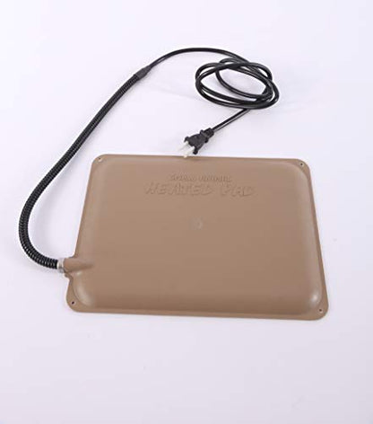 K&H Pet Products Outdoor Small Animal Heated Pad for Rabbits and Small Animals Tan 9 X 12 Inches