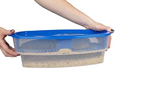 Cook's Choice XL Original Better Breader Batter Bowl- All-in-One Mess Free Breading Station Tool- Great for Parties - Pour in Seasoning, Add Meat or Vegetables of Choice, & Just Shake- Made in the USA