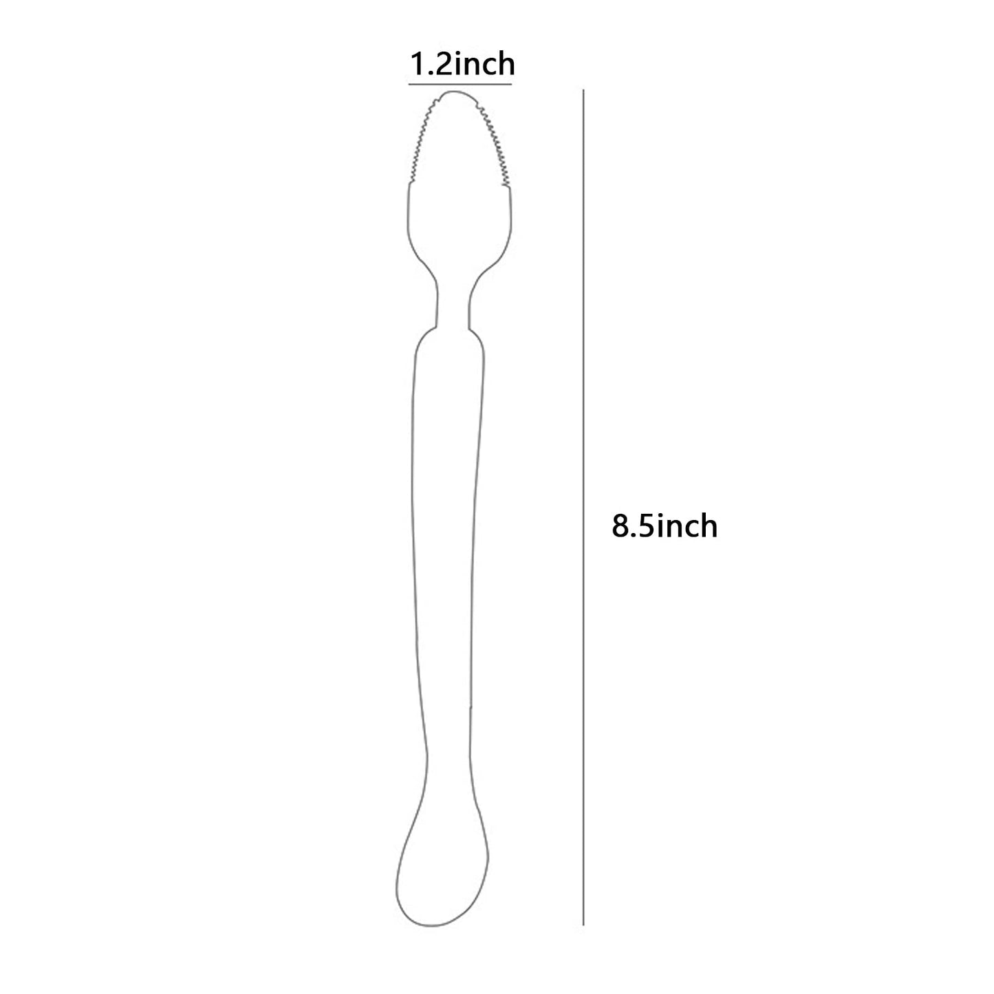 Double Head Baby Silicone Food Spoon (Green) - Fruit Scraping Mud Spoon, Feeding and Training Utensil for Infants, Baby Led Weaning Supplies