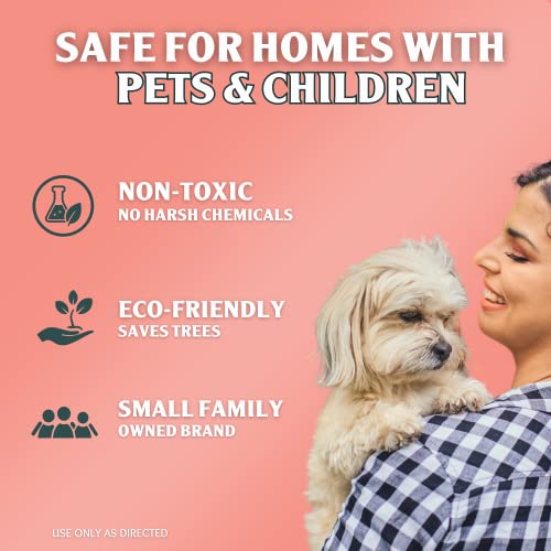 Dog Pee Cleaner | Pet Accident Cleanup Powder | Vomit Cleanup Kit for Hard Surfaces | Puppy Potty Training Aid | Dog Diarrhea Accident Absorbent | Non-Toxic Odor Remover