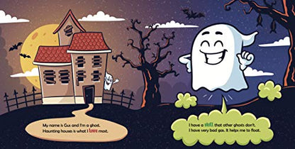 Gus the Gassy Ghost: A Funny Rhyming Halloween Story Picture Book for Kids and Adults About a Farting Ghost, Early Reader (Farting Adventures)