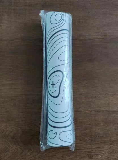 HoYiXi Mouse Pad for Home Office Work,Gaming Mouse Pad Desk Pad Soft Smooth Surface and Anti-Slip Rubber Base Waterproof Soft Cloth XX Mouse Mat 800 x 300 x 3MM,White