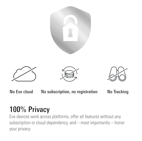 Eve Door & Window (Matter) – Smart Contact Sensor for Doors & Windows, Open/Closed State, Automatic Control of Accessories, Matter Over Thread, Apple Home, Alexa, Google Home, SmartThings