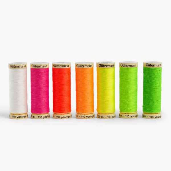 Gutermann Thread Set, Neon, 100m