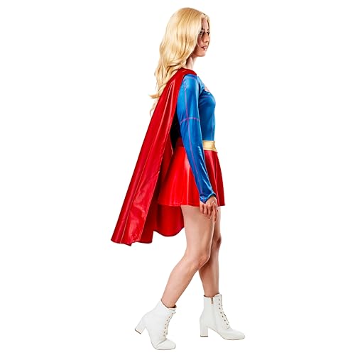DC Superheroes Supergirl TV Series: Supergirl Costume Dress for Adults by Rubies, Women's Medium