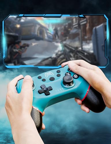 Diswoe Switch Pro Controller, Wireless Switch Controller for Switch 2/Lite/OLED, Bluetooth Gaming Controller with Hall Effect Joystick, Controller for PC/Android Phone with Gyro Sensor Turbo Vibration