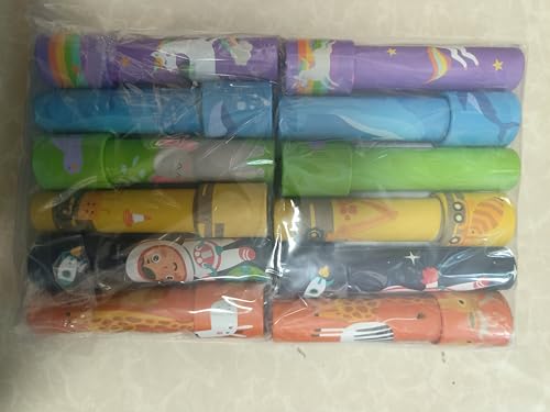 iKeelo 12PCS Classic Kaleidoscope - Return Gifts for Kids Birthday, Retro Educational Kaleidoscopes Toy, Party Favor, Gift Bag Filler, School Carnival Prize and Stocking Fillers