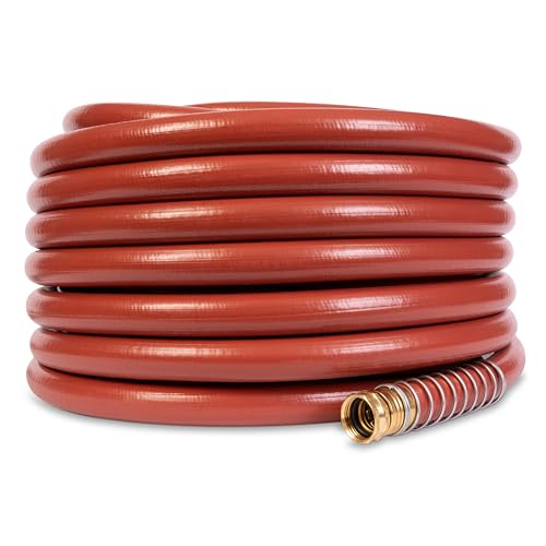 Gilmour Pro Commercial 3/4" x 100' Heavy Duty Water Hose, Durable and Kink Resistant 100 ft Garden Hose