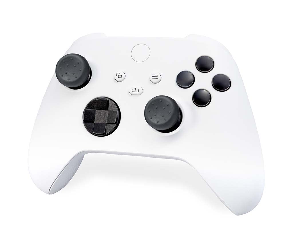 KontrolFreek CQC for Xbox One and Xbox Series X Controller | Performance Thumbsticks | 2 Mid-Rise Concave | Black