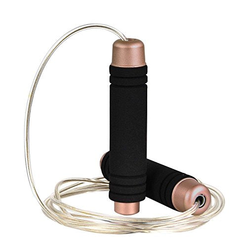 Gaoykai weighted jump rope for handle,Tangle-Free PU Wire rope with bearing comfortable foam handle,skipping rope for workout and fitness training for men women and kids