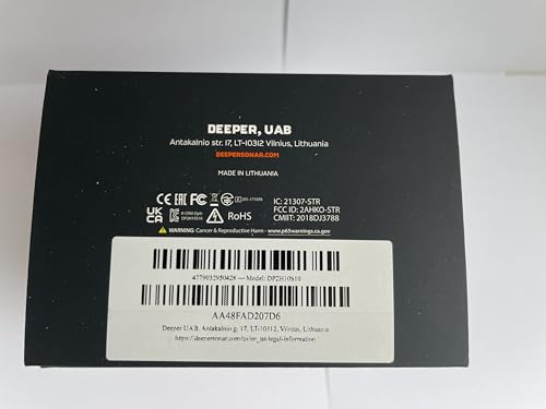 Deeper Start Fish Finder - Portable and Depth Finder for Recreational Fishing from Dock, Shore, Bank or Kayak | Castable Deeper Smart Sonar with Free User Friendly App