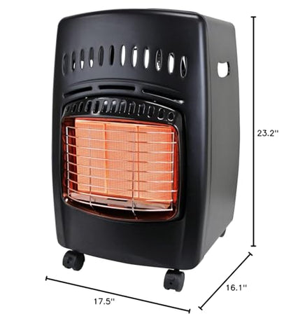 Dyna-Glo RA18LPDG 18,000 BTU Cabinet Heater, Black