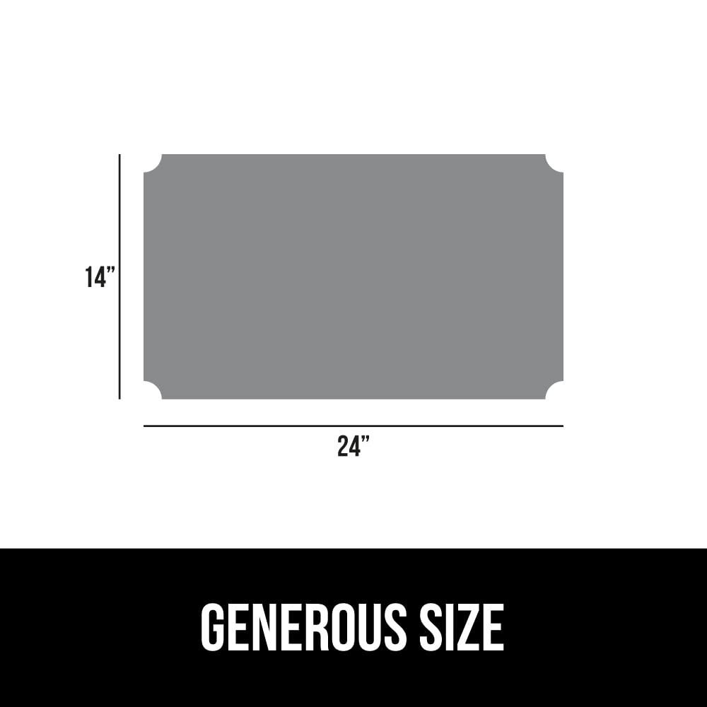 GORILLA GRIP ShelfGuard Wire Shelf Liner Compatible with Amazon Basics Shelving Unit, Set of 3 Waterproof Liners for Organizing Metal Rack Shelves, Kitchen Cabinets, Cupboard, Pantry, 14x24 Clear