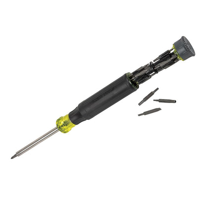 Klein Tools 32327 Precision Screwdriver Set, 27-in-1 Multi-Bit Screwdriver, Onboard Storage, Rare-Earth Magnet, Ideal for Terminal Blocks