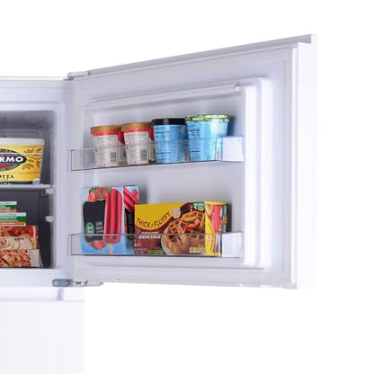 Kenmore 33 in. 20.5 cu. ft. Capacity Refrigerator/Freezer with Full-Width Adjustable Glass Shelving, Humidity Control Crispers, ENERGY STAR Certified, Black