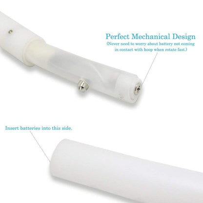 LED Hoops for Kids Adults - CRTEPST Light Up Glow Sport Rings Dance Toy for Sports Playing Exercise