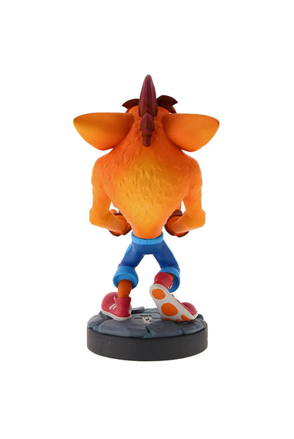 Exquisite Gaming: Crash Bandicoot 4 - Original Mobile Phone & Gaming Controller Holder, Device Stand, Cable Guys, Licensed Figure