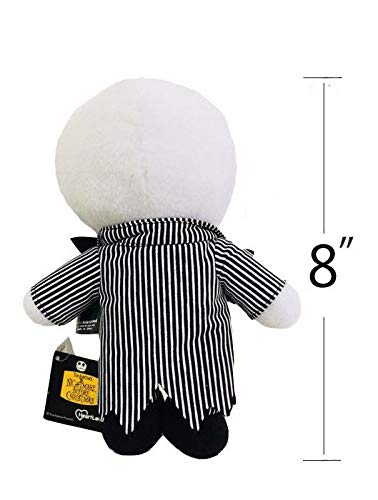 illuOKey Jack Skellington Plush Doll Nightmare Before Christmas Toys - Pumpkin King Plush Stuffed Lovely Baby Dolls, 9.5 Inches