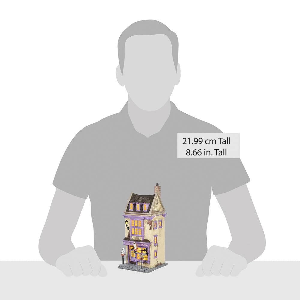 Department 56 Harry Potter Village Eeylops Owl Emporium Lit Building, 8.66 Inch, Multicolor