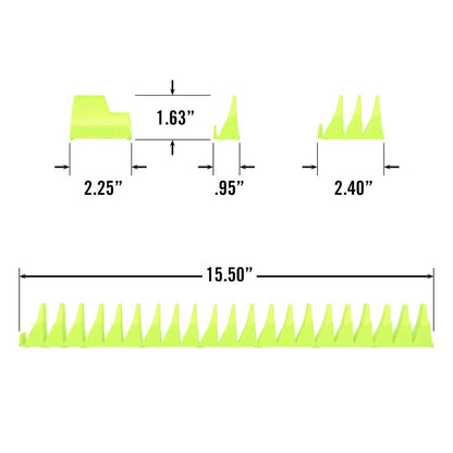 Ernst Manufacturing Wrench Pro - Modular Wrench Organizer for 40 Tools with Magnetic Base (Hi-Viz) - Made in the USA