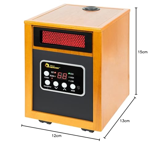Dr. Infrared Heater Portable Space Heater with Humidifier, 1500-Watt