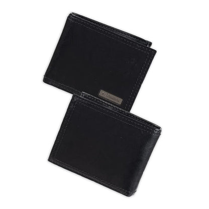 Columbia Men's Johnstown RFID Blocking Extra-Capacity Slimfold Wallet, Black, One Size