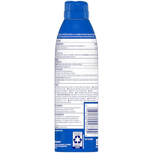 Coppertone SPORT Sunscreen Spray SPF 100, Water Resistant, Continuous Spray Sunscreen, Broad Spectrum SPF 100 Sunscreen, 5.5 Oz Spray