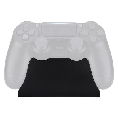 eXtremeRate Solid Black Controller Display Stand for PS4, Gamepad Accessories Desk Holder for PS4 Slim Pro Controller with Rubber Pads