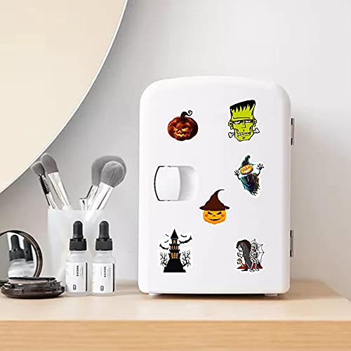 100PCS Non-Repeating Halloween Pumpkin Theme Stickers, Vinyl Waterproof Holiday Stickers,Halloween Goodie Bag Stuffers, Kids and Youth Adult Party Favors Gifts Party Supplies Decorations